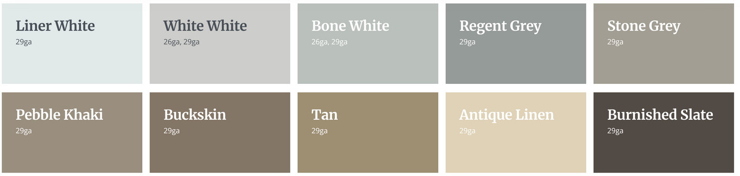 Tuff Rib Agricultural Metal - Siding and Roofing