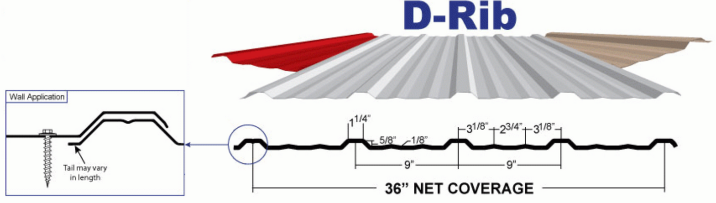 D-Rib Agricultural Metal